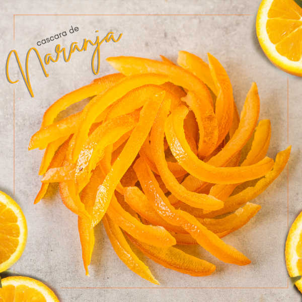 RODAJA DE  NARANJA CONFITADA